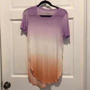 Ombré Purple/White/Coral T-shirt